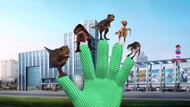 Los dinosaurios dibujos animados Cantando Dedo de la Familia de las Rimas Y Más Niños canciones infantiles para Babie