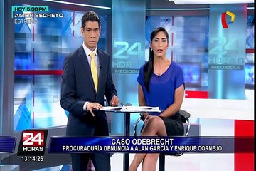 Caso Odebrecht: Procuraduría denuncia a Alan García y Enrique Cornejo