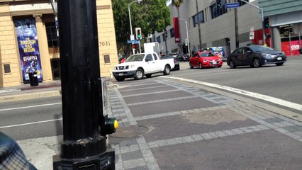 Bicycling Hollywood Star Walk; California