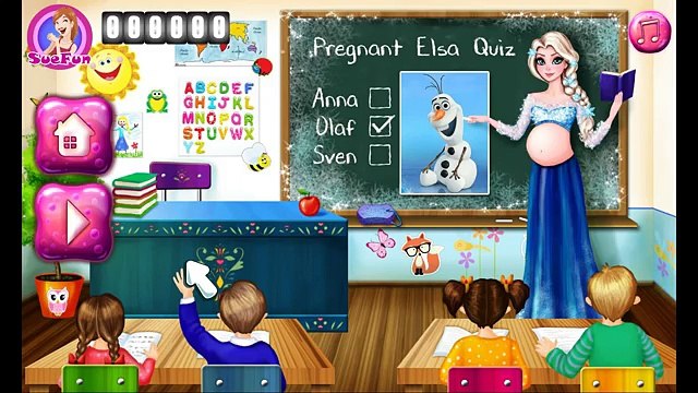 Эльза Игры—Красивая Дисней Принцесса Эльза Учитель—Онлайн Видео Игры Для Девочек new Мультик