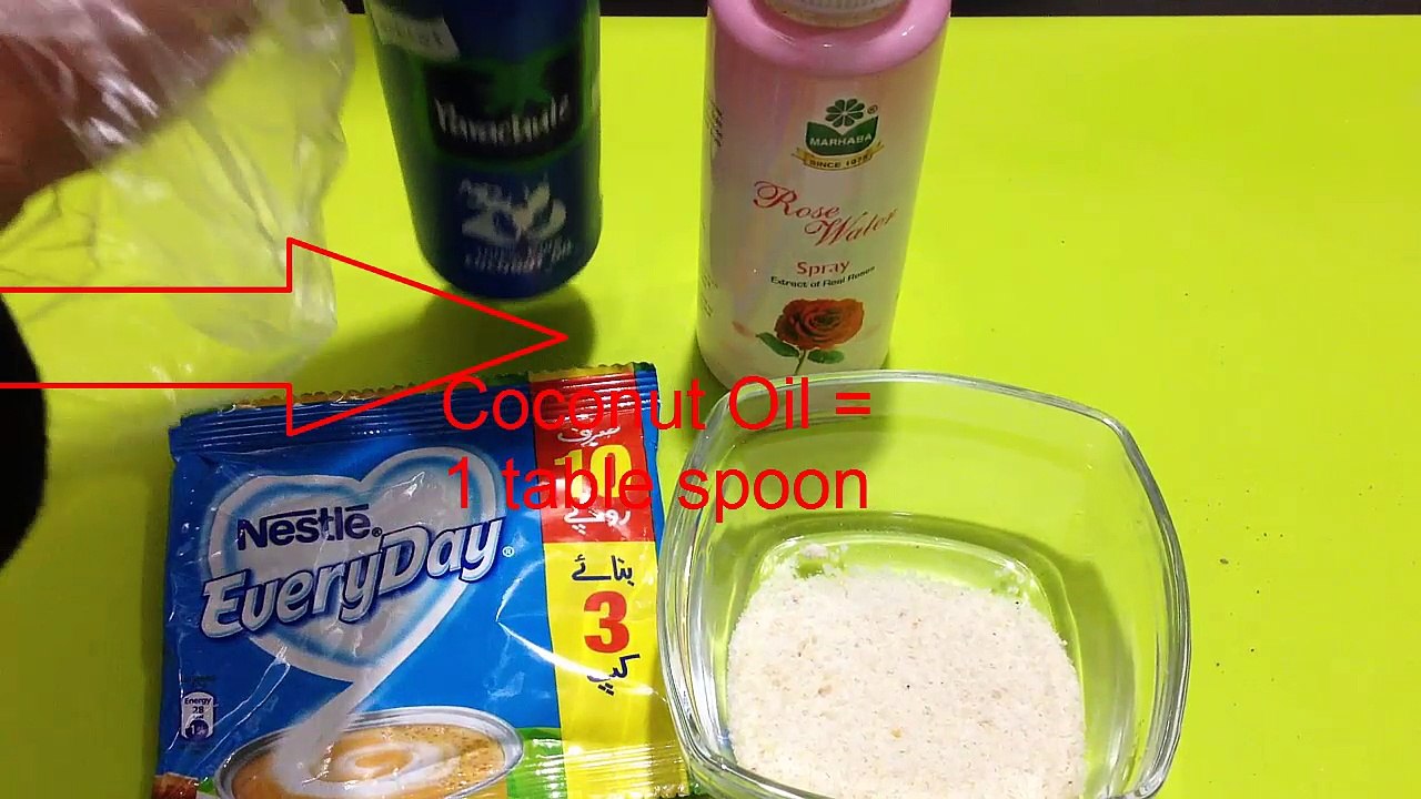 Skin Whitening Mask with Rice and Coconut Oil | Anti - Aging Coconut Rice Mask |