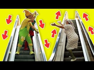 فوزي موزي وتوتي – درج متحرك -  Escalators