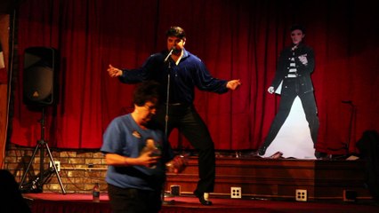 Richard Wolfe sings 'Trouble' Elvis week 2016