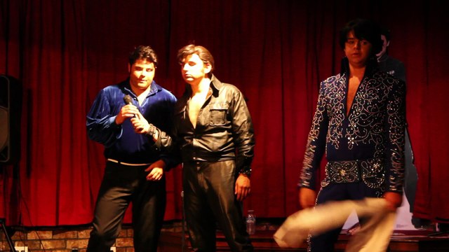 Richard Wolfe, Daniel Jenkins & Nick Perkins sing 'Can't Help Falling IN Love' Elvis Week 2016