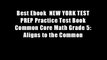 Best Ebook  NEW YORK TEST PREP Practice Test Book Common Core Math Grade 5: Aligns to the Common