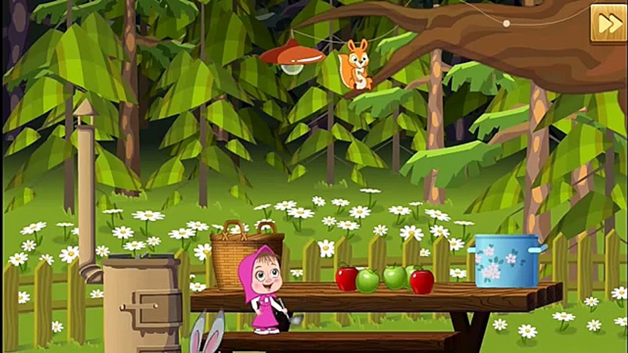 Que desarrolla el juego masha y el Oso se pone la Mermelada