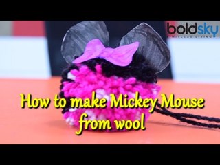 DIY | how to make Mickey & Minnie soft Toy from wool | Boldsky
