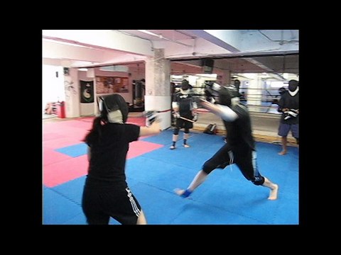 Alistair vs Gabo - Single Stick Sparring - June 28 - 2009