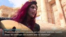Música para borrar destrucción yihadista en Palmira