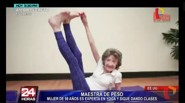 EE.UU.: conozca a la maestra de yoga más longeva del mundo