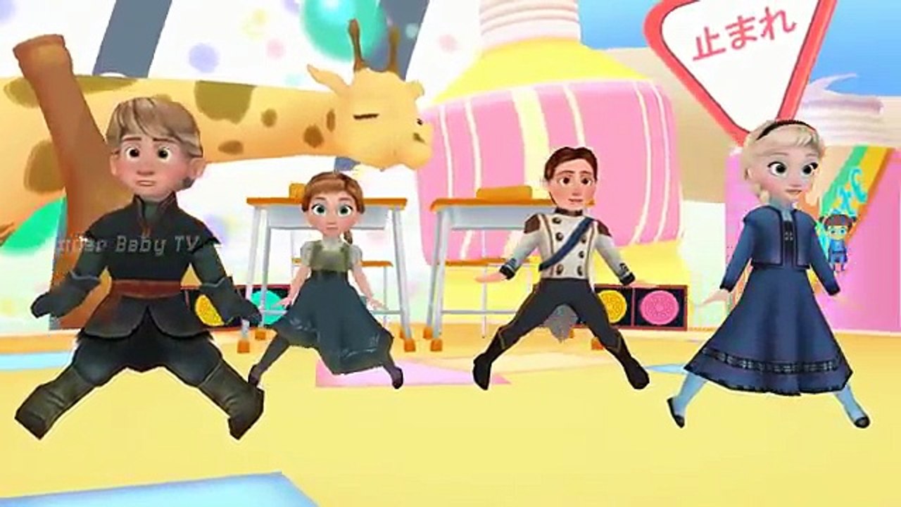 Congelado Niños Shortnin Pan Canciones Para Bebés | Frozen Elsa De Dibujos Animados Para Los Niños De La Guardería Rhy