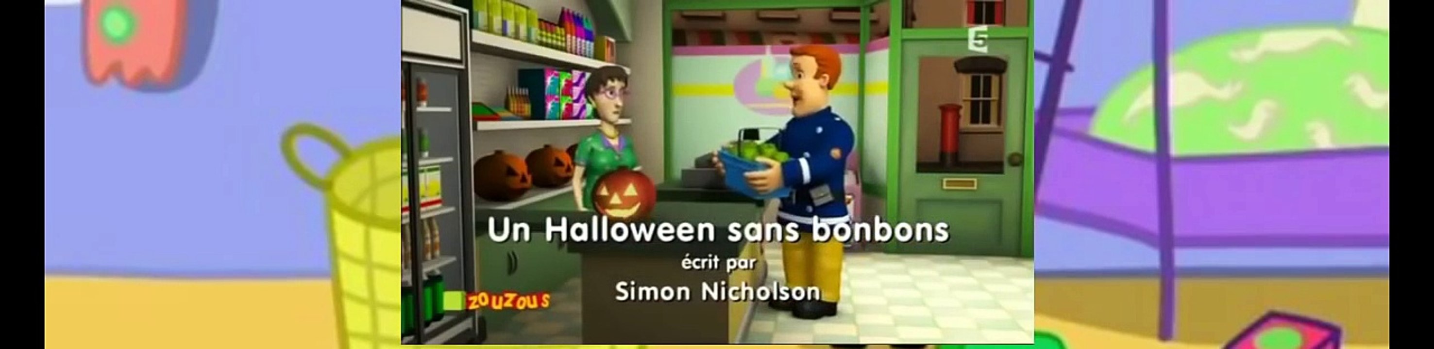 Sam le Pompier Français 8x25 Un Halloween sans bonbons.