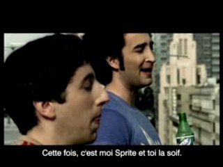 Sprite pub sur le toit