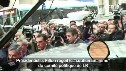 Fillon reçoit le «soutien unanime» du comité politique de LR