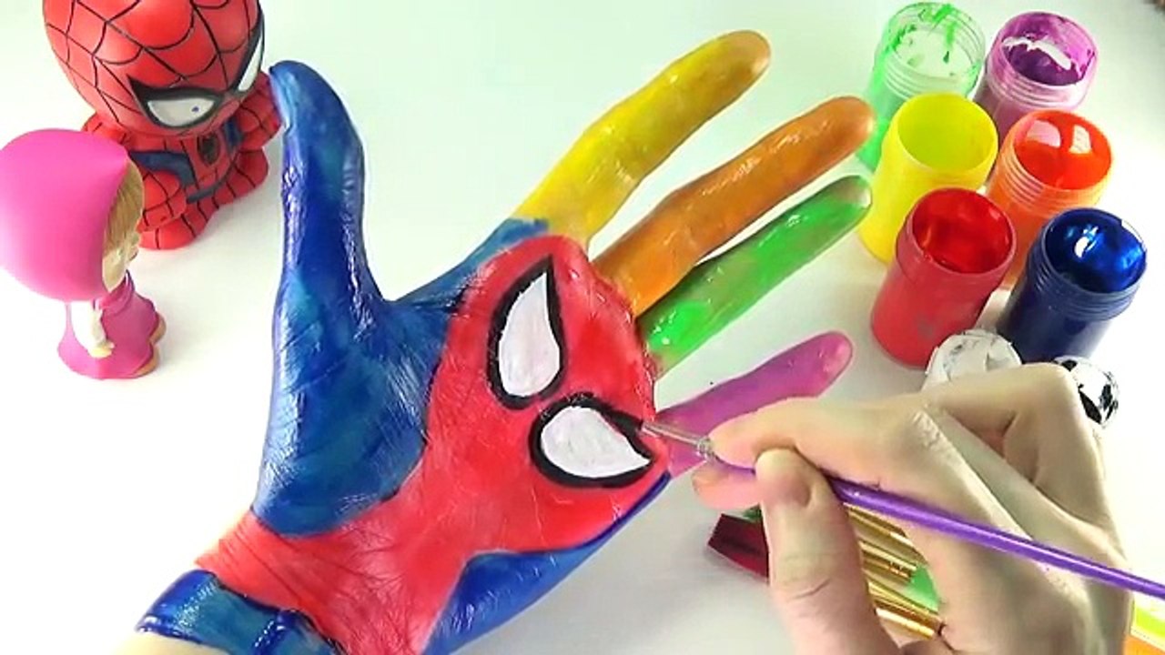 Learn Colors with Body Paint for Kids | Body Painting Learning Colors for Children