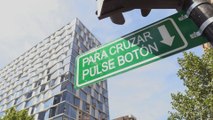 Inauguran en Chile cruce peatonal diagonal, similar a los utilizados en Japón