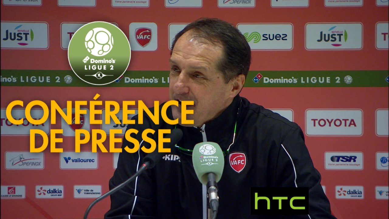 Conférence de presse Valenciennes FC - RC Stras...