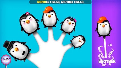 The Finger Family Penguin Family Nursery Rhyme | Cake pop Finger Family Songs