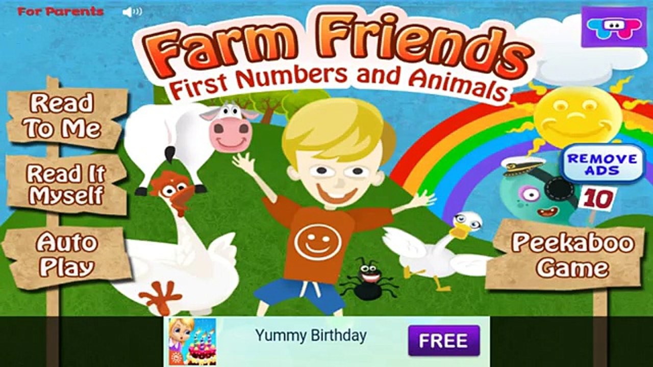 Farm Friends Learn to Count - Android gameplay TabTale Movie apps free kids best top TV fi