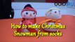 DIY | Snowman | How to make Sock Snowman | Christmas Craft Tutorial | Boldsky