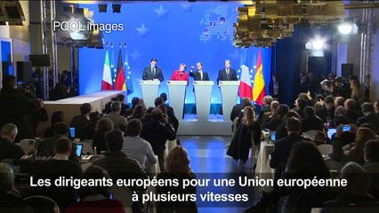 Les dirigeants européens pour une UE à plusieurs vitesses