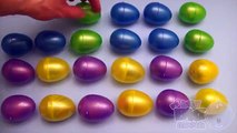 Aprender los Patrones con los Huevos Sorpresa! La apertura de los Huevos Sorpresa llena de Juguetes! Lección 3