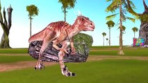 Los dinosaurios dibujos animados para los Niños | Monster Trucks Vs Tiburones | Animales Divertidos dibujos animados para Ba