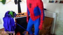 Человек-паук против Железного | Человек-Паук конечной супергероя в реальной жизни! Весело Супергеройское Кино! SHMIRL