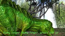 Finger Family Colors Lion Dinosuars Godzilla King Kong Tiger Cartoons For Children Nursery