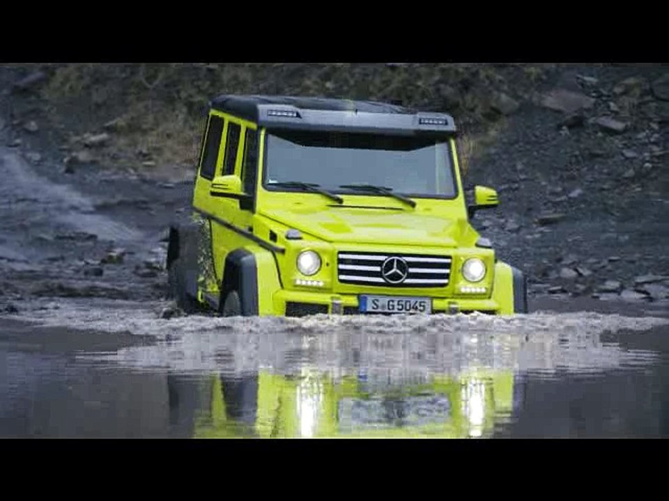 The Mercedes-Benz G-Class G 500 4x4²  Off-road Test Drive