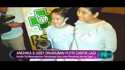 Andhika-Ussy Dikaruniai Putri Cantik Lagi
