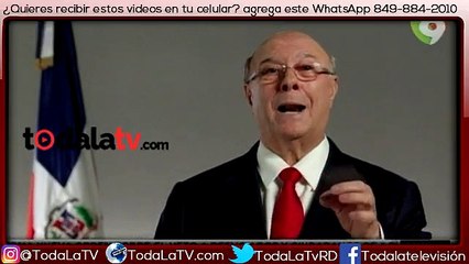 Por el PLD una parte importante del patrimonio público fue mal gastada-Discurso de Hipólito Mejía-Video
