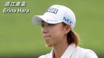 【原江里菜】Erina Hara 1打差単独トップ,アイアンshot スイング解析 golf swing analysis