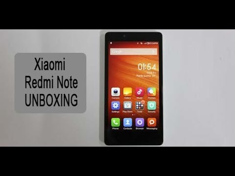 Xiaomi Redmi Note UNBOXING