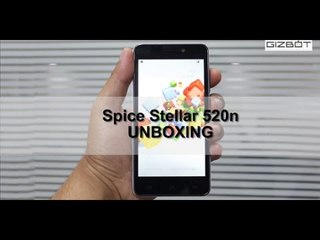 spice stellar 520n UNBOXING