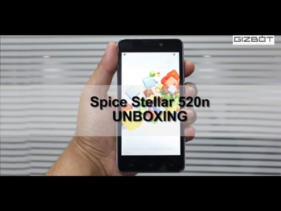 spice stellar 520n UNBOXING