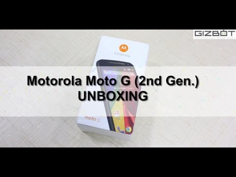 MOTO G (2nd Gen.) UNBOXING