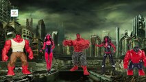 Finger Family Hulk Vs Red Hulk Cartoons | Finger Family Nursery Rhymes Superhero song for