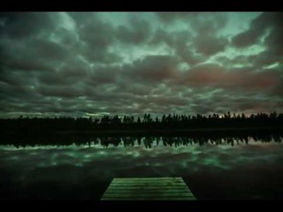 Beautiful Northern Lights in Umea, Sweden