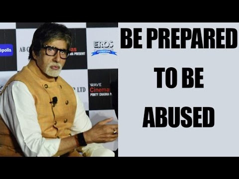 Amitabh Bachchan says, social media is a nasty place: Watch video | Oneindia News