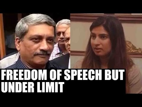 Gurmehar Kaur row: Manohar Parrikar believes in freedom of expression within legal limits