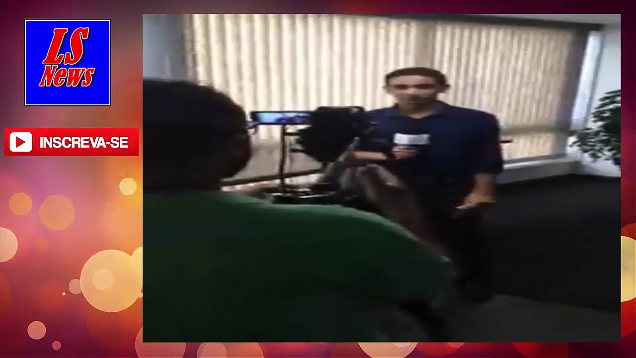 OS BASTIDORES DE GRAVAÇÕES DE UM REPÓRTER DE TV