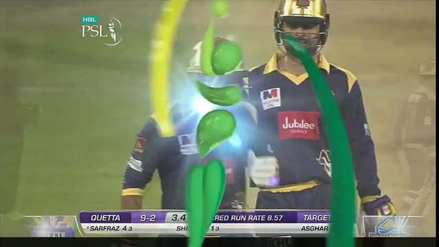 PSL 2017 Final Match- Quetta Gladiators vs. Peshawar Zalmi - Sarfaraz Ahmed Batting