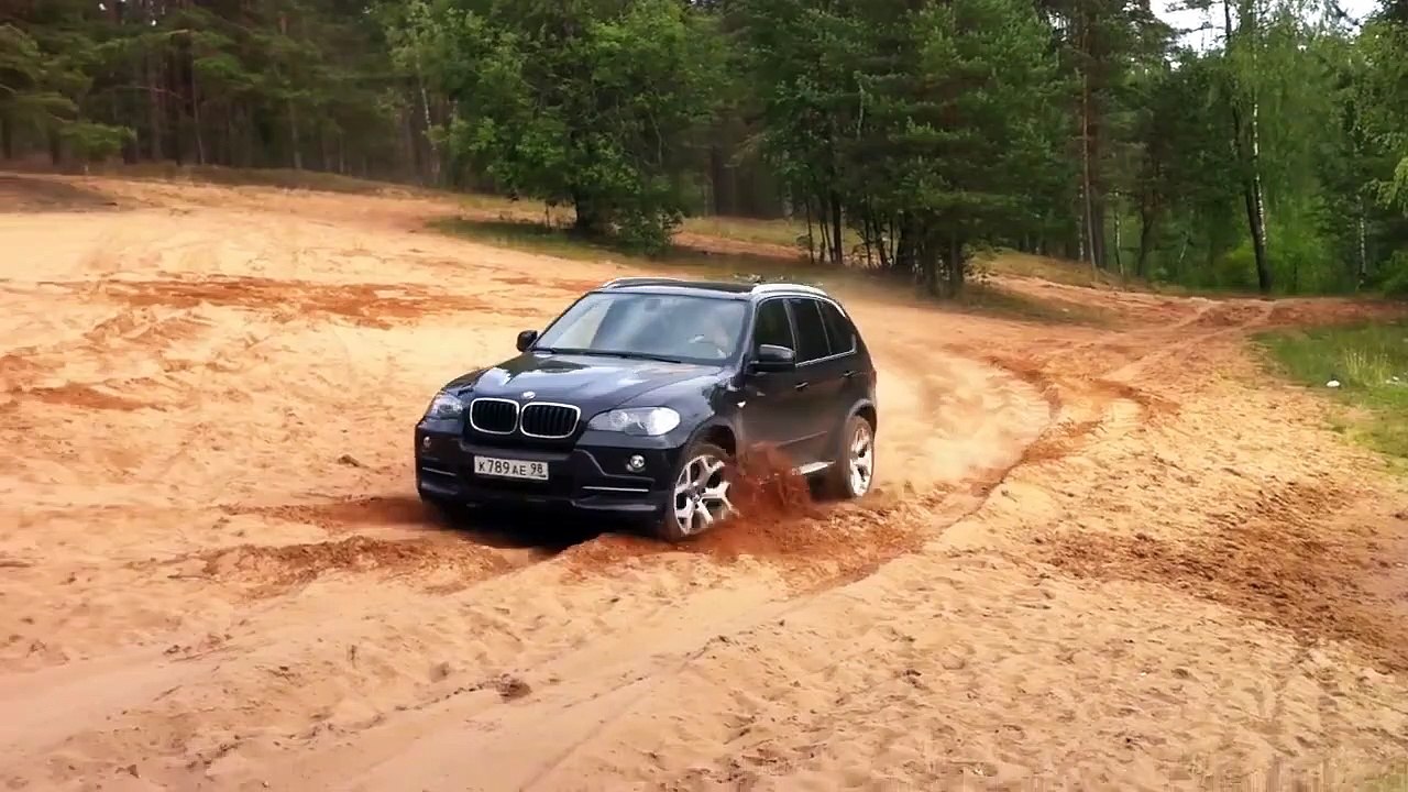 BMW X5 E70 offroad in the sand (БМВ Х5 на песке)