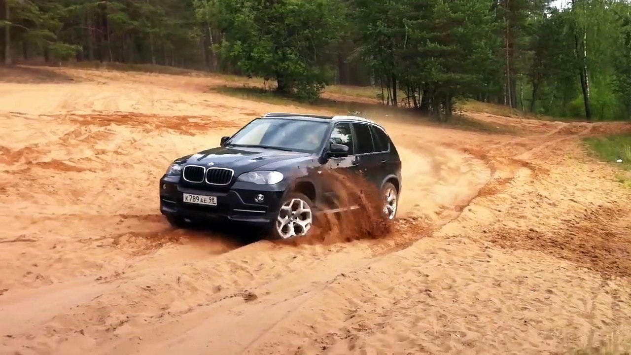 BMW X5 E70 offroad in the sand (БМВ Х5 на песке)