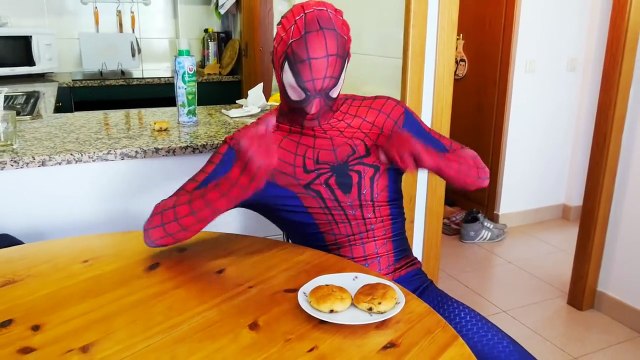 Frozen Elsa & Spiderman Baby with Poop Princess Anna Joker Super Joke Hero In Real Life