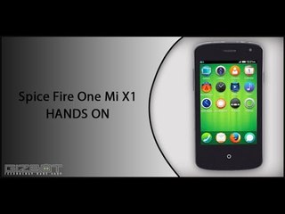 Spice Fire One Mi X1 HANDS ON