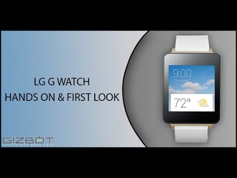 LG G WATCH HANDS ON & FIRST LOOK
