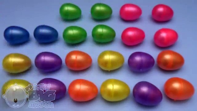 Learn Patterns with Surprise Eggs! Opening Surprise Eggs filled with Toys! Lesson 26