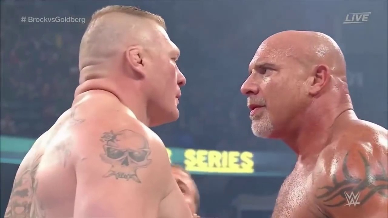 Goldberg VS Brock Lesnar